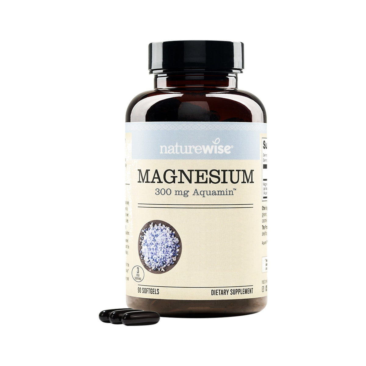 NatureWise Magnesium 300 mg 90 Softgels