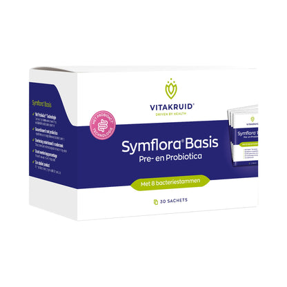 Vitakruid Symflora® Original – 8 Bakterienstämme, Inulin & FOS – Pulver-Beutel (30 oder 60 Beutel)