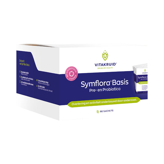 Vitakruid Symflora® Original – 8 Bakterienstämme, Inulin & FOS – Pulver-Beutel (30 oder 60 Beutel)