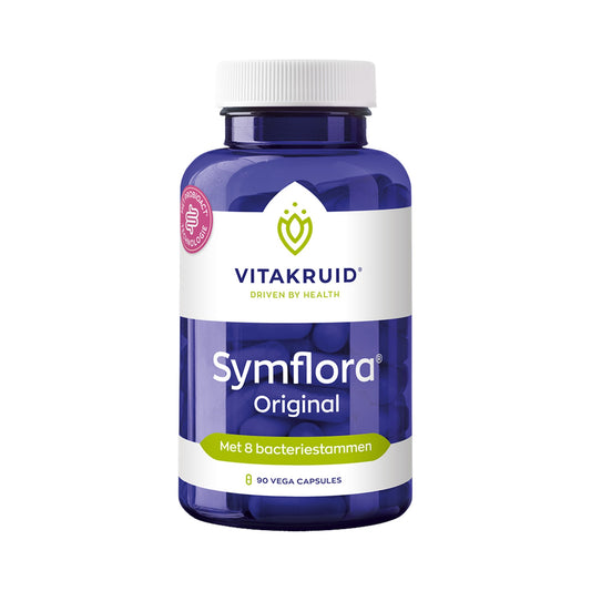 Vitakruid Symflora® Original Pre- & Probiotika – 8 Bakterienstämme, Inulin & FOS – 90 Kapseln
