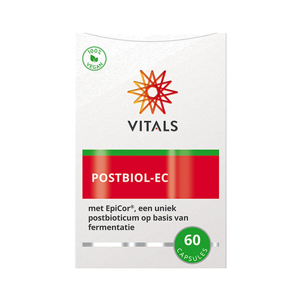Vitals Postbiol-EC – 60 Kapseln mit EpiCor® Hefefermentat 500 mg, vegan, ohne lebende Bakterien