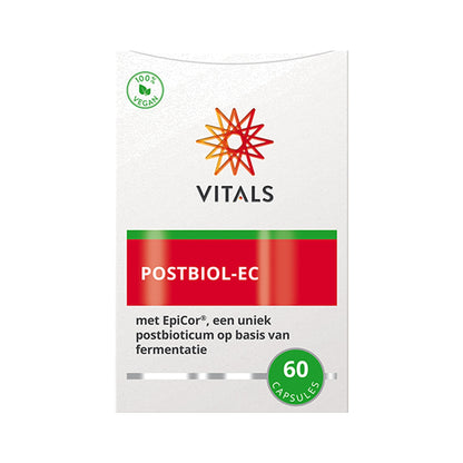 Vitals Postbiol-EC – 60 Kapseln mit EpiCor® Hefefermentat 500 mg, vegan, ohne lebende Bakterien