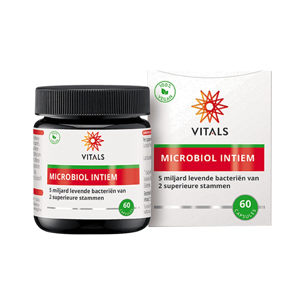 Vitals Microbiol RC-14 + GR-1 – 60 Kapseln mit Lactobacillus reuteri & rhamnosus, 5 Mrd. KBE, vegan
