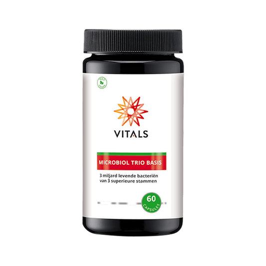 Vitals Microbiol Trio Basic – 60 Kapseln mit LGG®, LA-5® & BB-12®, 3 Mrd. KBE, vegan