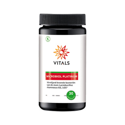 Vitals Microbiol Platinum – 30 Kapseln mit Lactobacillus rhamnosus GG (LGG®), 10 Mrd. KBE, vegan