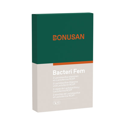 Bonusan Probiotikum mit Lactoferrin – L. acidophilus La-14 & L. rhamnosus HN001 – 5 Mrd. KBE – 10 Kapseln
