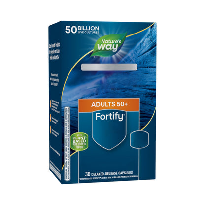 Nature's Way Fortify Probiotikum 50+ Extra Packung Seitenansicht