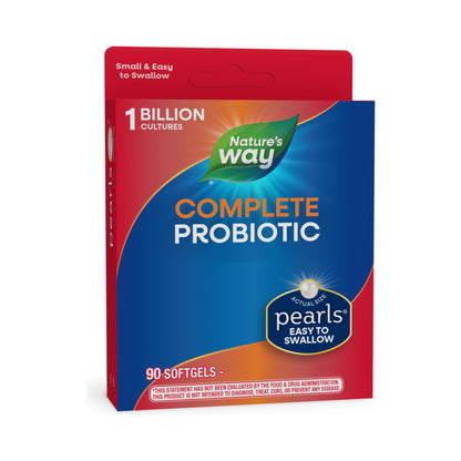 Nature's Way Probiotic Pearls Complete Packung Rückseite
