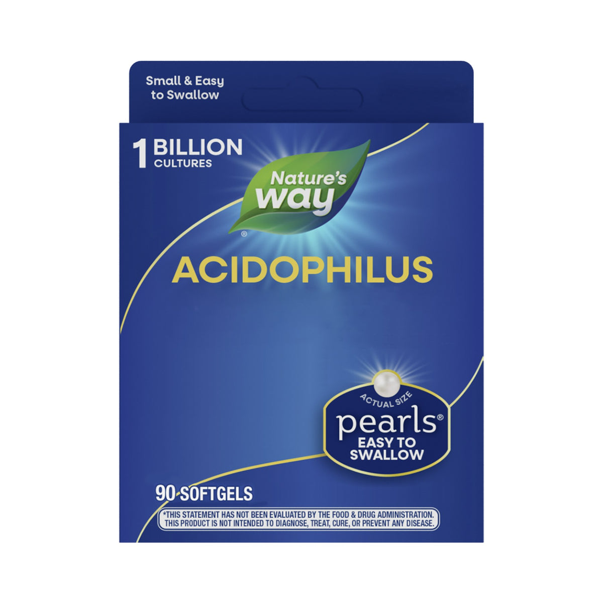 Nature's Way Pearls Acidophilus 90 Softgels Packung