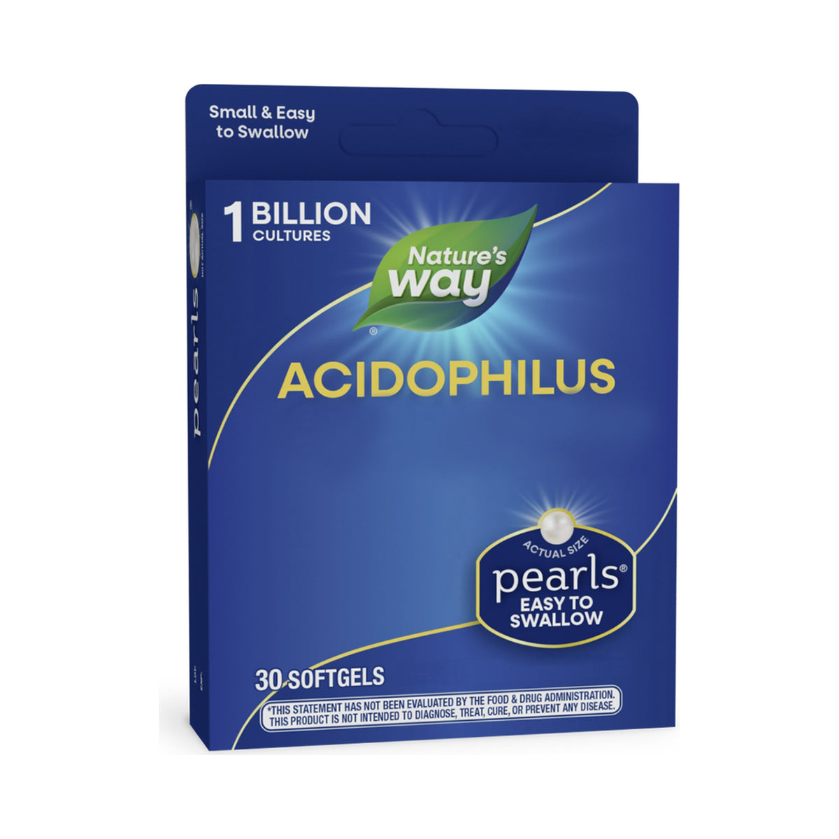 Nature's Way Pearls Acidophilus 30 Softgels Packung