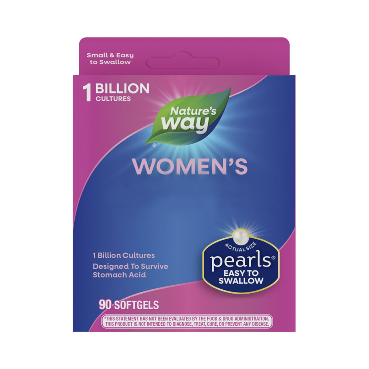 Nature's Way Pearls Probiotikum Lactobacillus-Mix 90 Softgels Packung