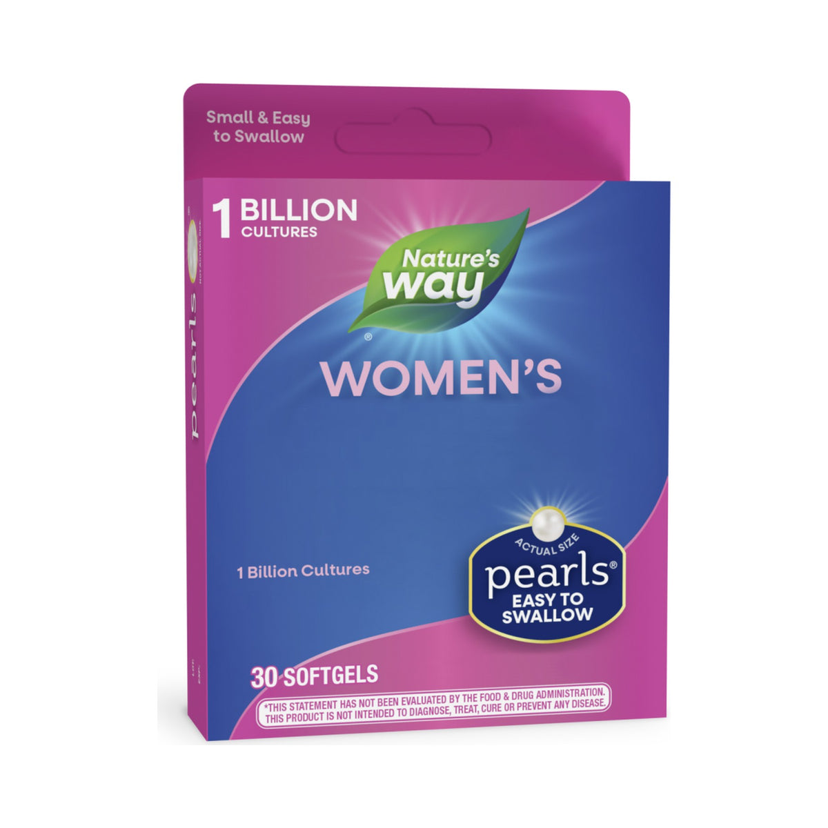 Nature's Way Pearls Probiotikum Lactobacillus-Mix 30 Softgels Packung