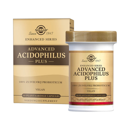 Solgar Advanced Acidophilus Plus – L. acidophilus LA-5 & B. lactis BB-12 – 60 oder 120 Kapseln