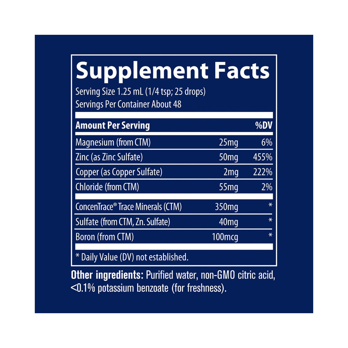 Trace Minerals Ionisches Zink Flüssig – 59 ml