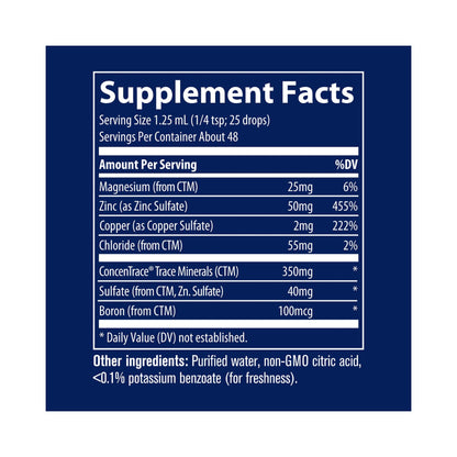 Trace Minerals Ionisches Zink Flüssig – 59 ml