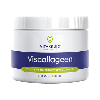 Vitakruid Pure Fish Collagen Powder mit Vitamin C & Zink 130g