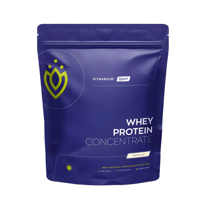 Vitakruid Whey Protein mit Molkenprotein, BCAA und essenziellen Aminosäuren – hochwertiges Proteinpulver für Proteinshake, Muskelaufbau, Sporternährung, Fitnessstudio und Regeneration nach dem Training.