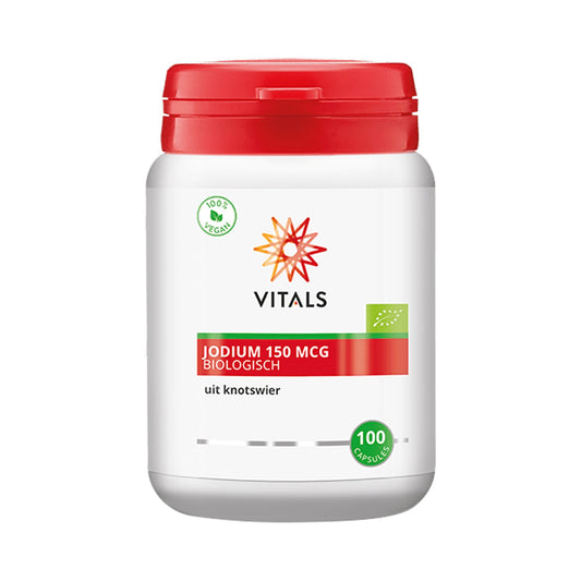 Vitals Jod 150 mcg Bio – Jod aus Knotentang (Kelp) – 100 Kapseln