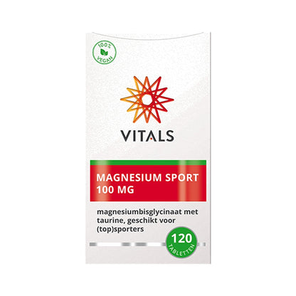 Magnesium Sport VITALS  kaufen – 100 mg Magnesium Bisglycinat + Taurin für Sportler, Fitness & aktive Menschen