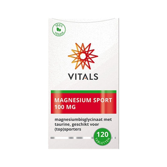 Magnesium Sport VITALS  kaufen – 100 mg Magnesium Bisglycinat + Taurin für Sportler, Fitness & aktive Menschen