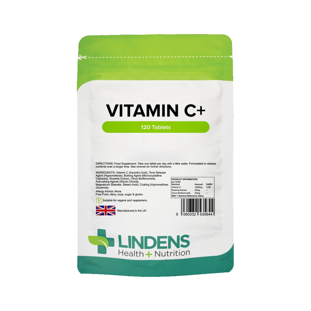 Lindens Vitamin C+ 1000mg Tabletten