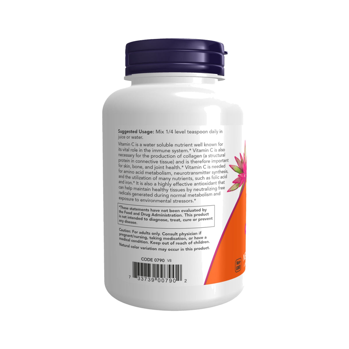 NOW Foods Vitamin C Kristalle (Pulver)