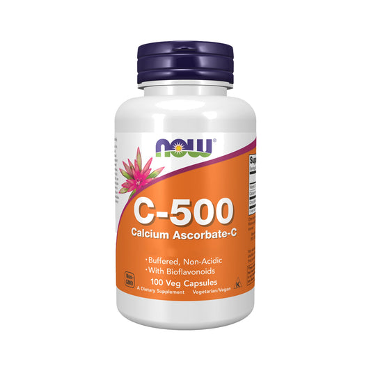 NOW Foods Vitamin C 500 Kapseln (Calciumascorbat)